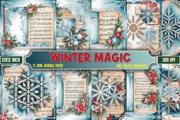 Download Winter Magic- Christmas Junk Journals - Journals Collection