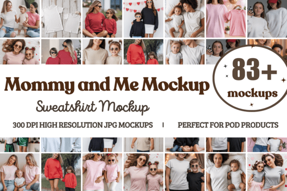Download Mommy and Me Mockup Bundle - Mommy Collection
