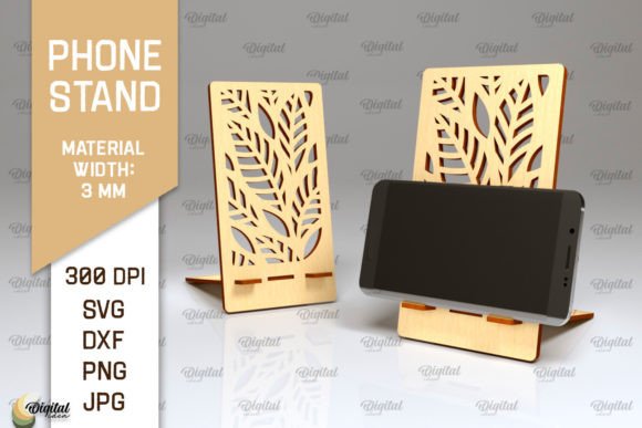 Download Phone Stand Laser Cut. Phone Holder SVG - Phone Collection