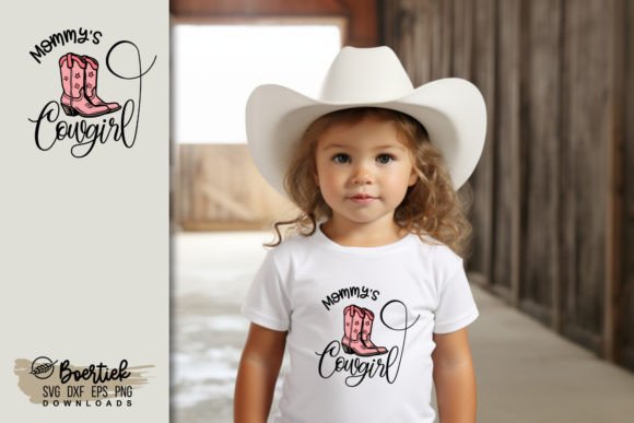 Download Mommy's Cowgirl with Western Boots, SVG - Mommy Collection